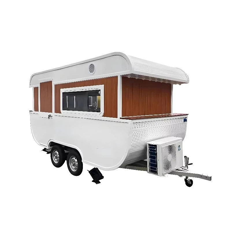 Electric Food Cart  EcoFriendly Mobile Dining Car Customizable Battery & Equipment Logo Printing Color Options Urban Use
