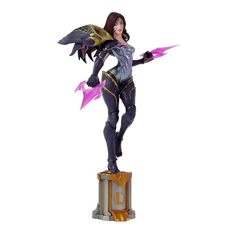 League Of Legends Lol Anime Figure 22cm Luxanna Crownguard Lux Kaisa Jinx Figurine Models Desktop Ornament Toys Chrismas Gifts