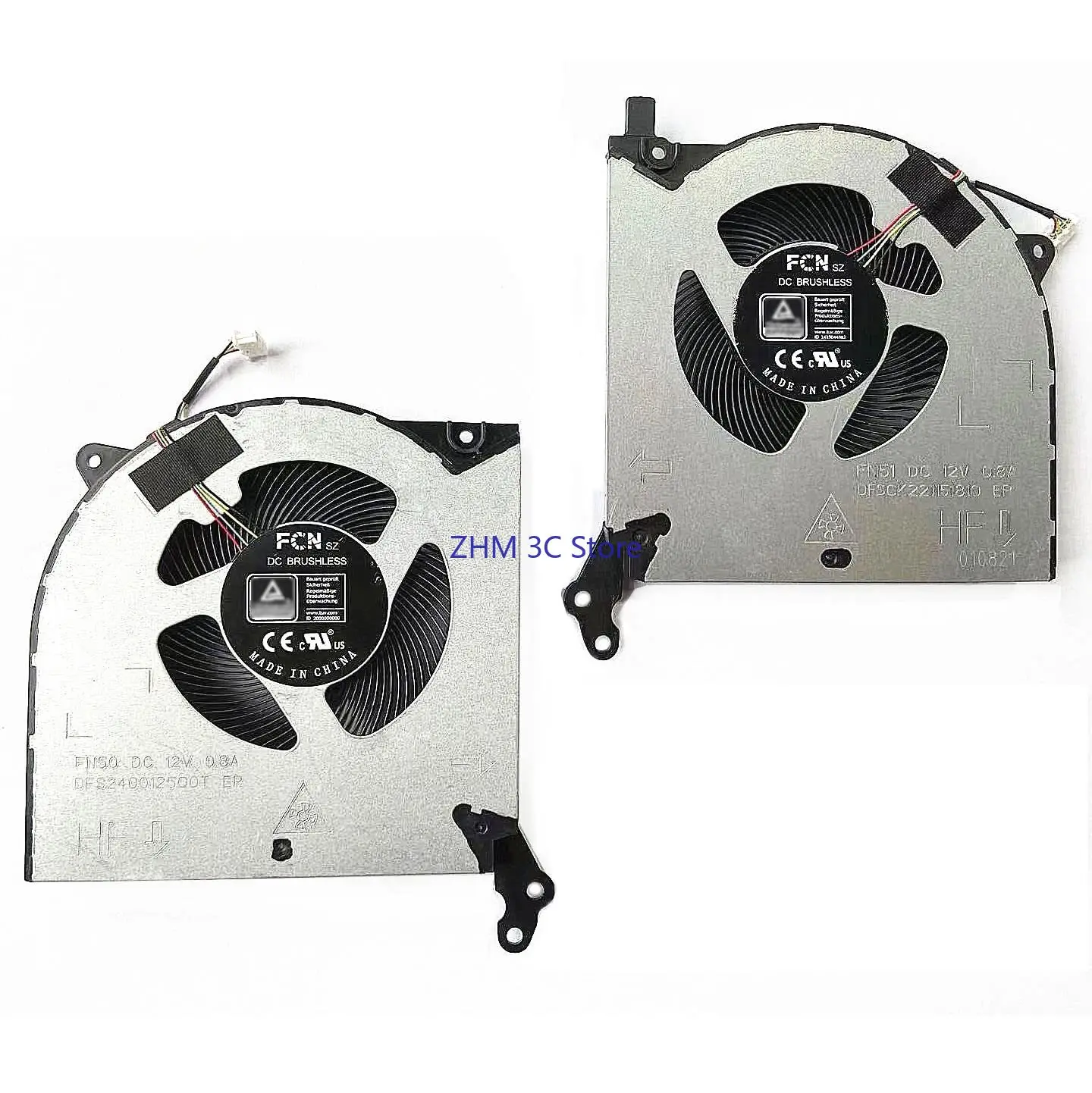 Cooling Fan for Lenovo Y7000P 2020H Y550-15E Y7000 R7000 (2020) Legion 5 5i 15IMH05H Series DFS2400125Q0T DFSCK22115181Q DC12V