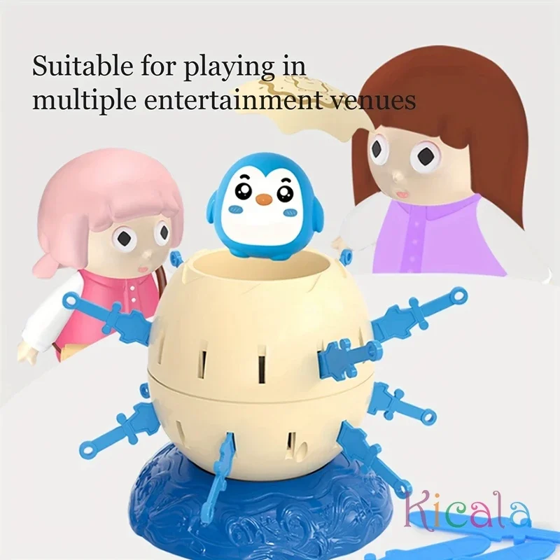 Barils de Pirate pour formation à la réflexion éducative pour enfants, jouets interactifs pingouin, nouveauté, jouets pour fête de vacances