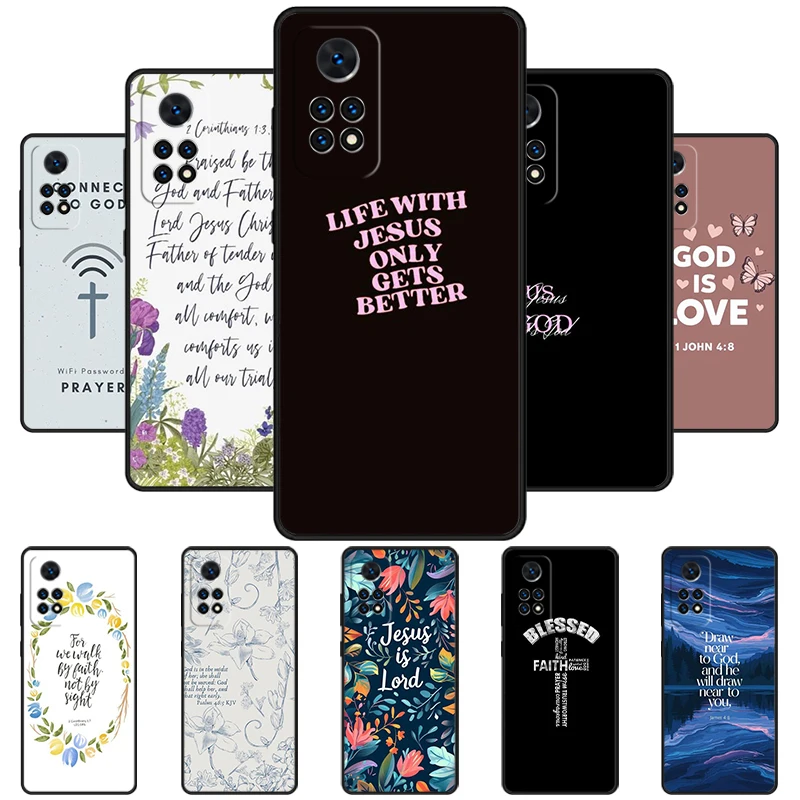 I Can Do All Things Through Christ Philippians 413 Phone Case For Redmi Note 11 EPro 11S 10T 9S Promax 8 Xiaomi 11 12X 12S Cover