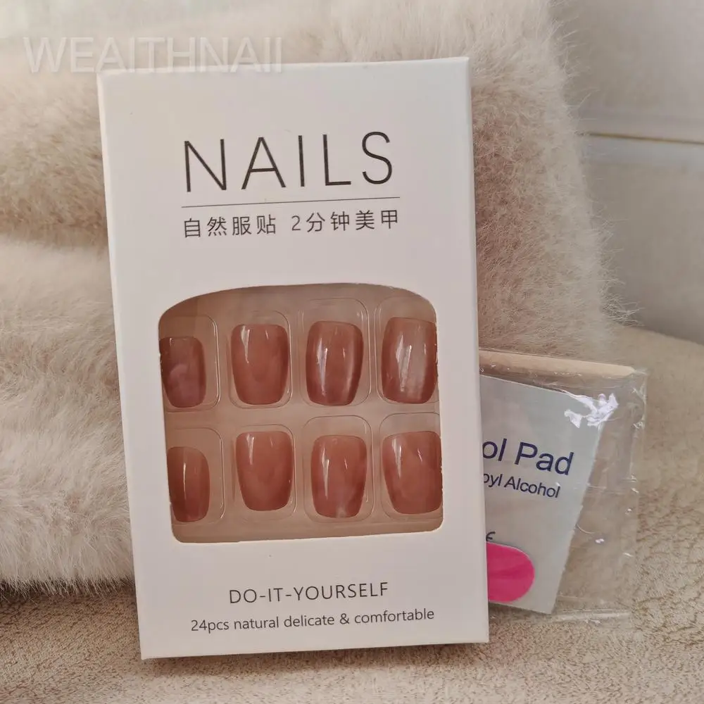 Ice Sweet Red Coffee Cat Eye Color sólido Temperamento Estilo europeo y americano Armadura usable desmontable 30 piezas