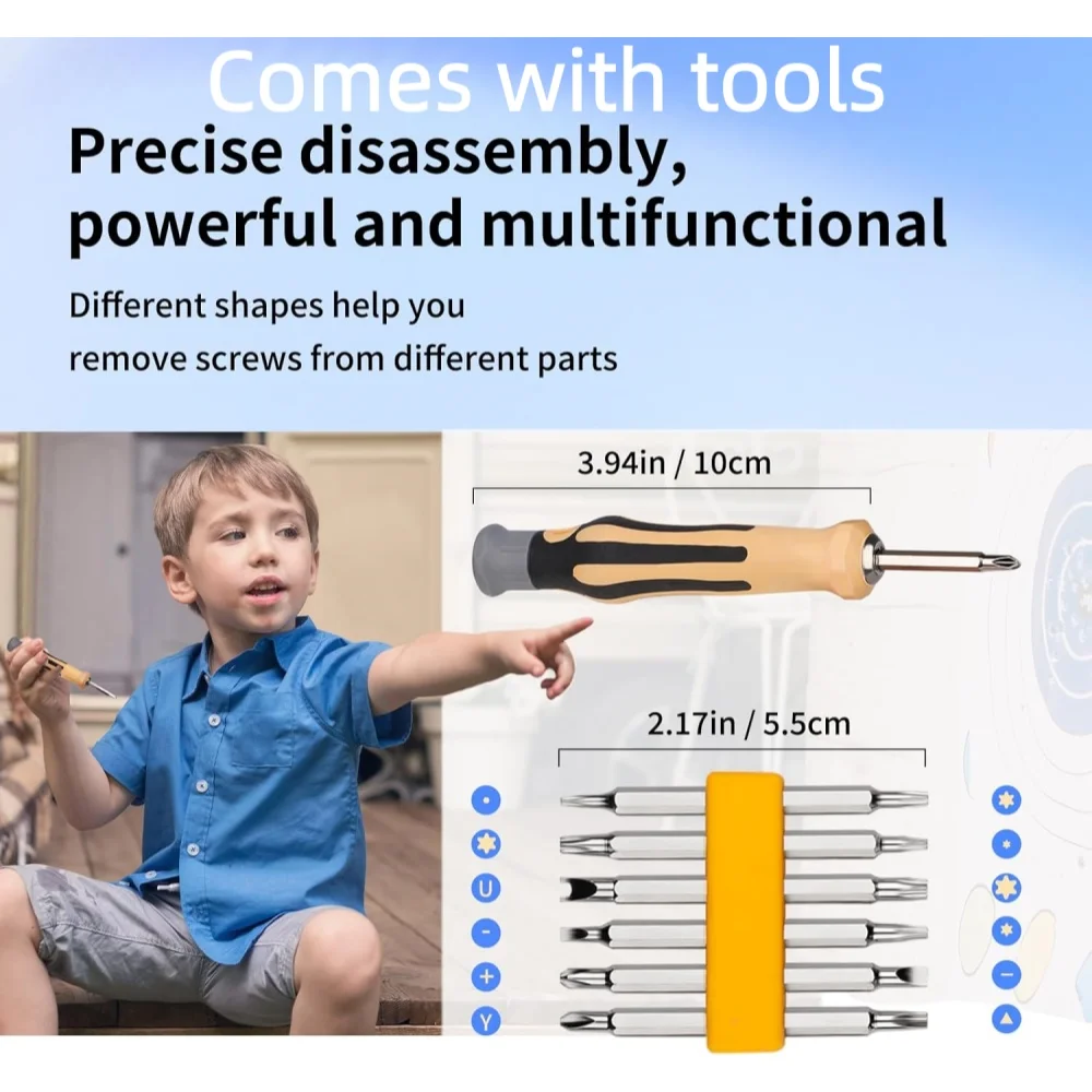 Suitable for Dyson V8 Slim V10 Slim V12 Slim V15 Slim SV18 SV20 Vacuum Cleaner Suction Head Roller Blue Hose (with Tools)
