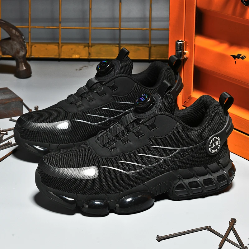 Anti-Crush Piercing Safety Shoes for Construction Site Fashionable Workwear Footwear Essential Protection