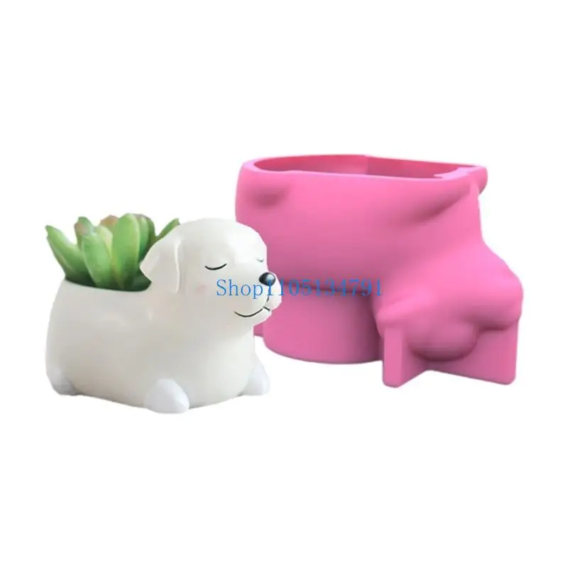 

98 км животные цветочный горшок силиконовая форма брелок из эпоксидной смолы ремесло полимерная глина ремесло DIY орнамент для