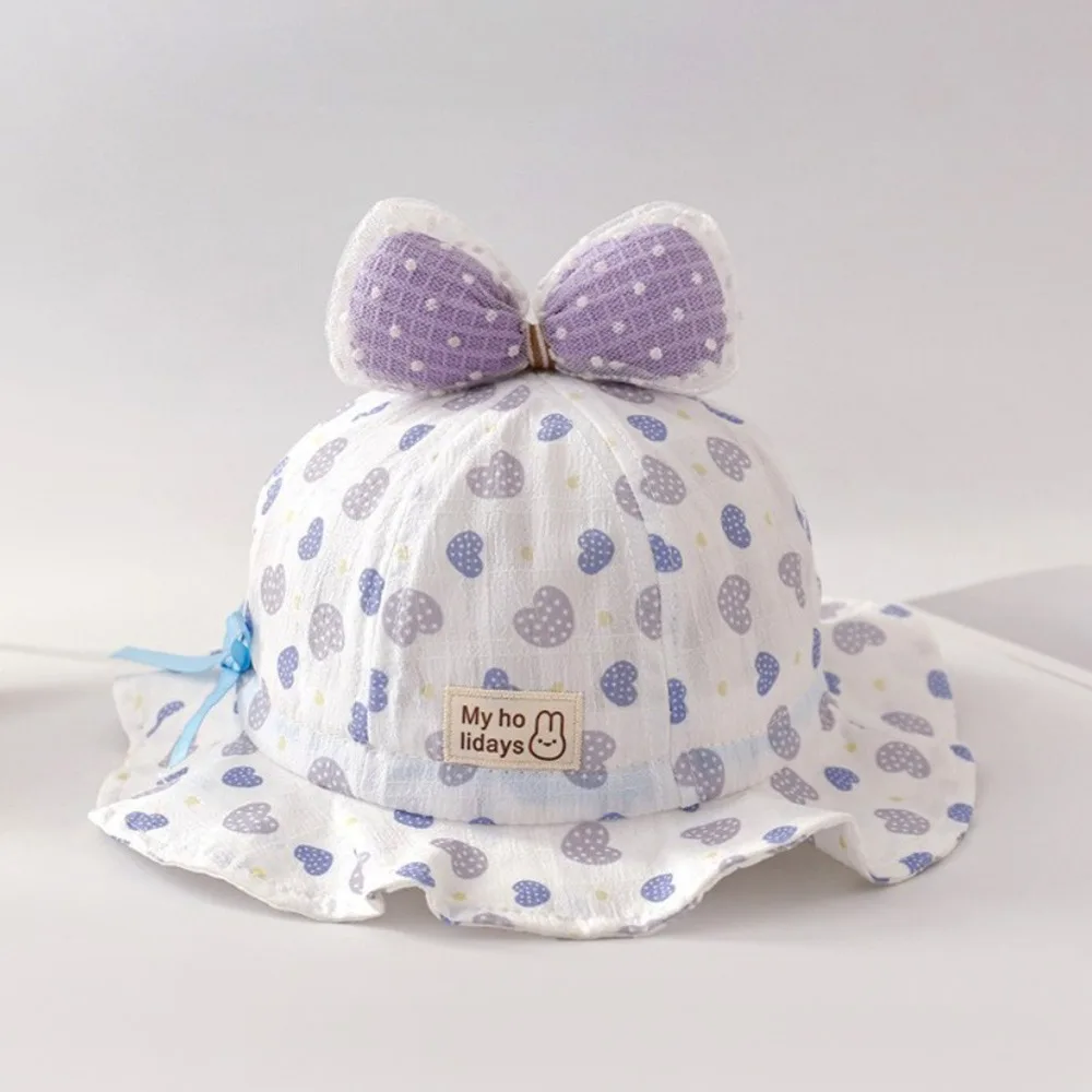 

Anti-UV Multiple Colors Kids Fisherman Hat Cartoon Rabbit Cotton Bucket Hat Sun Hat Girls