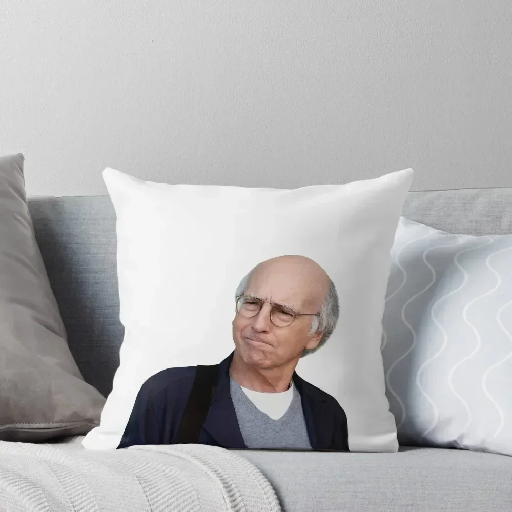 Larry David - 8b Throw Pillow Pillowcase Cushion Pillows Aesthetic pillow