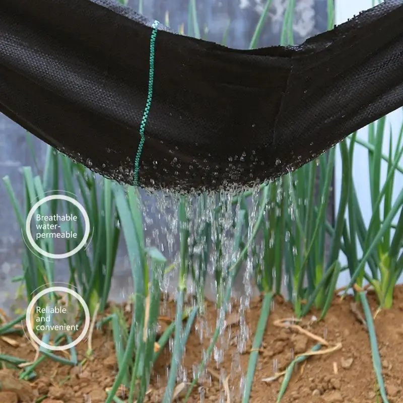 QX2E 3.2oz Thickened Landscape Fabric Anti Aging Grass Control Ground Cover Mat