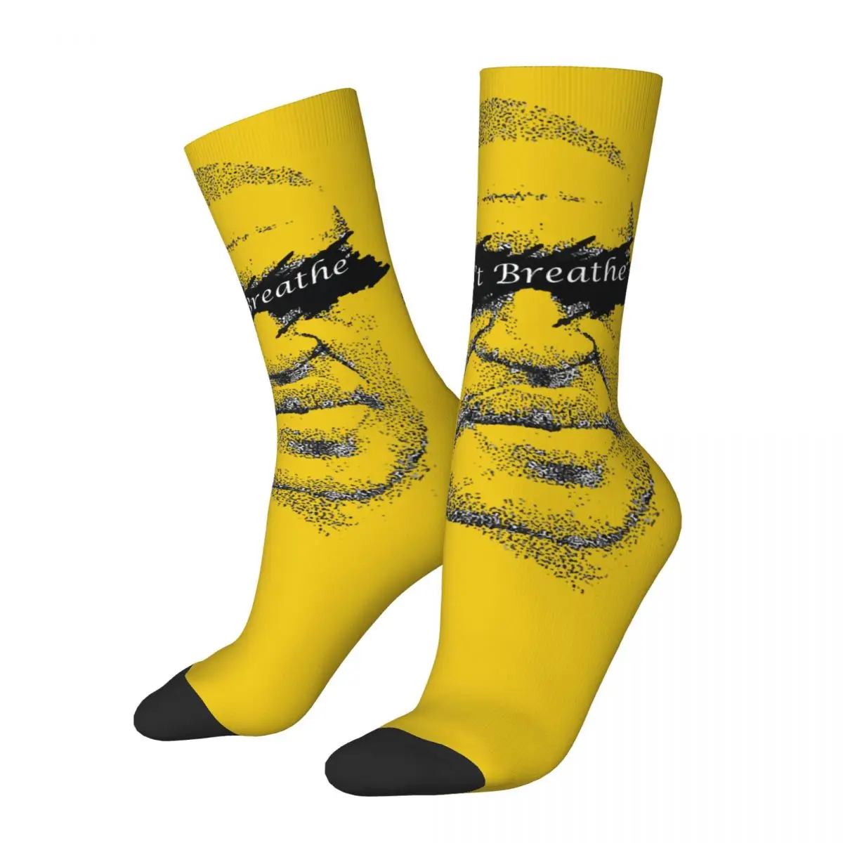 3D printing cosy Unisex Socks,Cycling George Floyd I Can't Breathe Interesting Four Seasons Socks