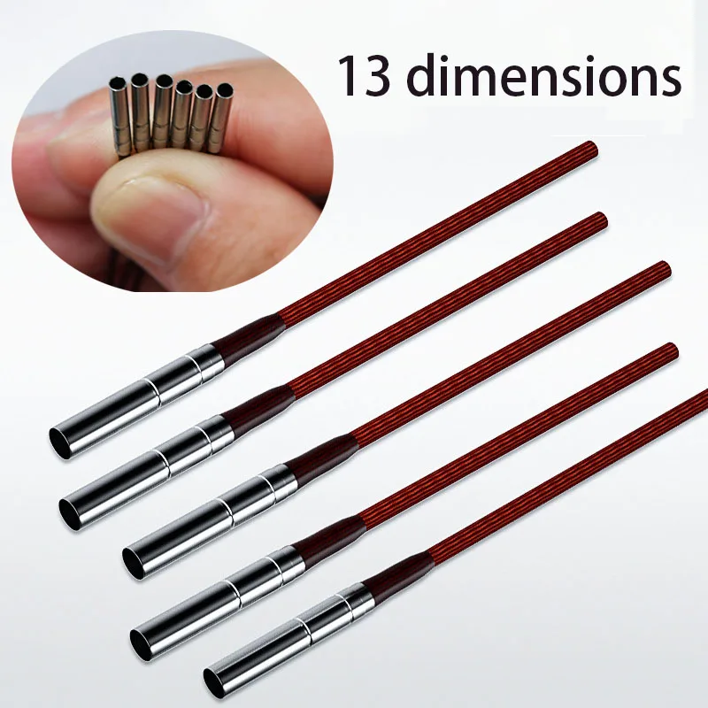 

13 Units Per Batch, Fishing Rod Spare Parts Heads, Stainless Steel Rotating Heads with Thick Ropes, Fishing Accessories