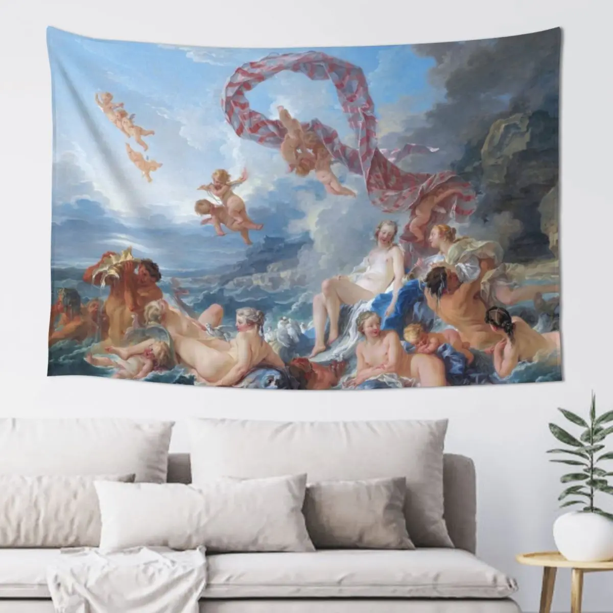 

The Triumph of Venus, by Franois Boucher Tapestry Wall Hanging Wall Carpet On The Wall Home Supplies Tapestry