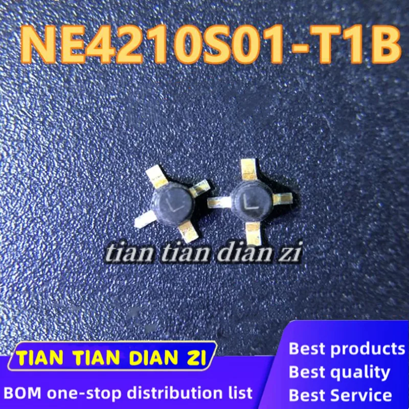 1pcs/LOT NE4210S01-T1B NE4210S01 screen printed L-chip SMT86 ultra-low noise amplifier