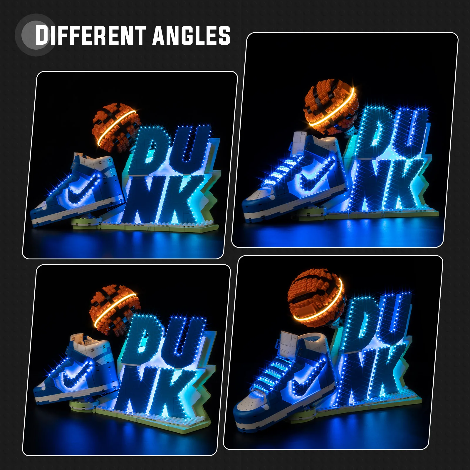 

Набор светодиодной подсветки, подходящий для LEGO Nike Dunk X LEGO ® Набор 43008 (без строительных блоков)