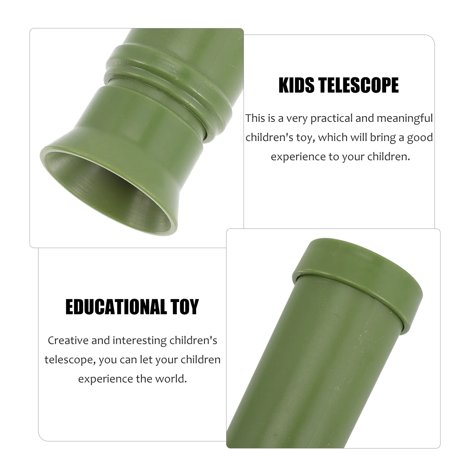 

5 Pcs Folding Small Telescope 's Handheld Plastic Colorful Mini Interactive Teaching