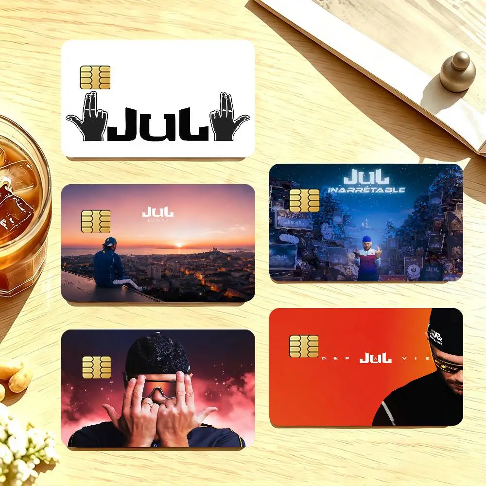 Rrpper Jul Credit Card Skin Stickers For Bank Card Bus Metro Cards Waterproof Anti-Scratch Gift 4PCS