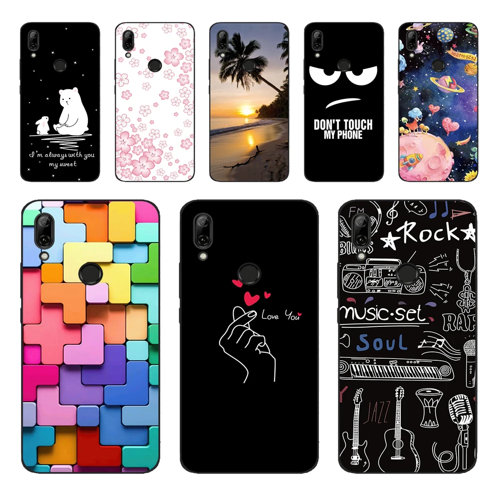 For Honor 9X 9 X Premium Case Soft Silicone Back Case for Huawei Honor 9X STK-LX1 Phone Cover Honor9X Global Black Bumper TPU