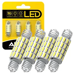 AUXITO 4X Festoon 39-42mm LED Bulb C5W C10W Canbus Super Bright White Car Styling Interior Doom Lamp License Plate Light 4014SMD