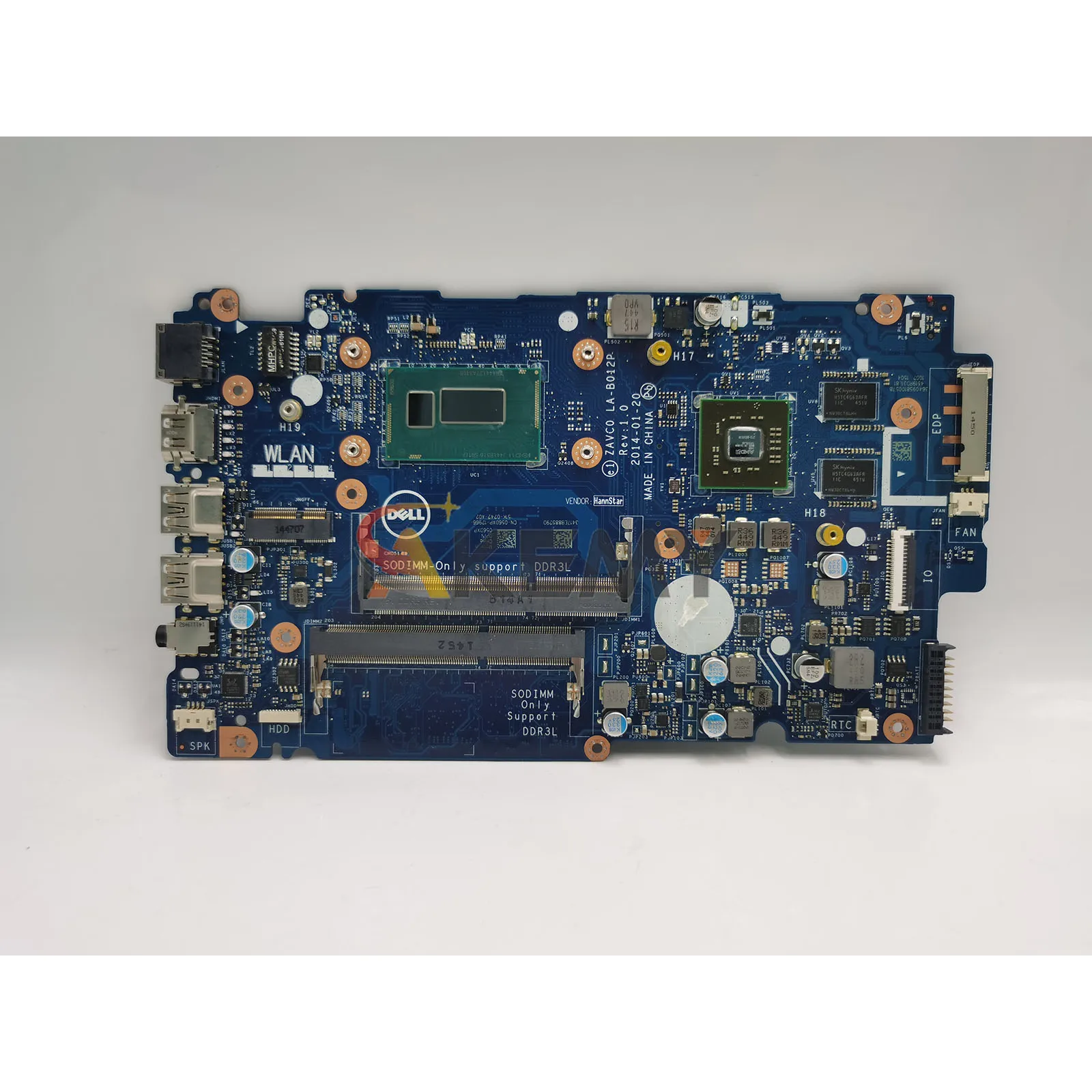 For Dell Inspiron 14 5443 5447 5448 5542 5547 5548 Laptop Motherboard LA-B012P with i5 i7 CPU CN-0V25MC 006M0K 100% Tested OK