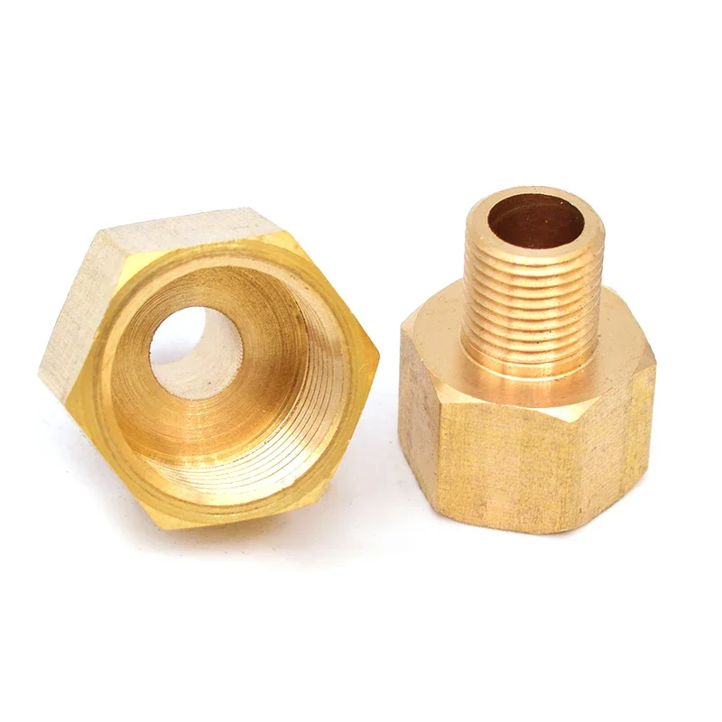 Male to Female Thread Brass Pipe Connectors Brass Coupler Adapter Threaded Fitting 1/8\