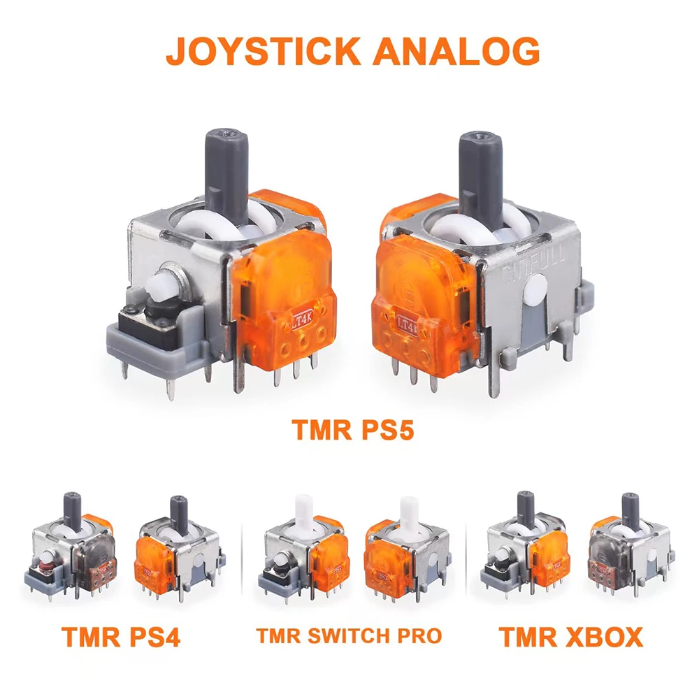 2PCS/10PCS TMR Electromagnetic Joystick For PS5 Gamepad 3D Analog Stick Sensor Module For Ps4 For Xbox One Controller