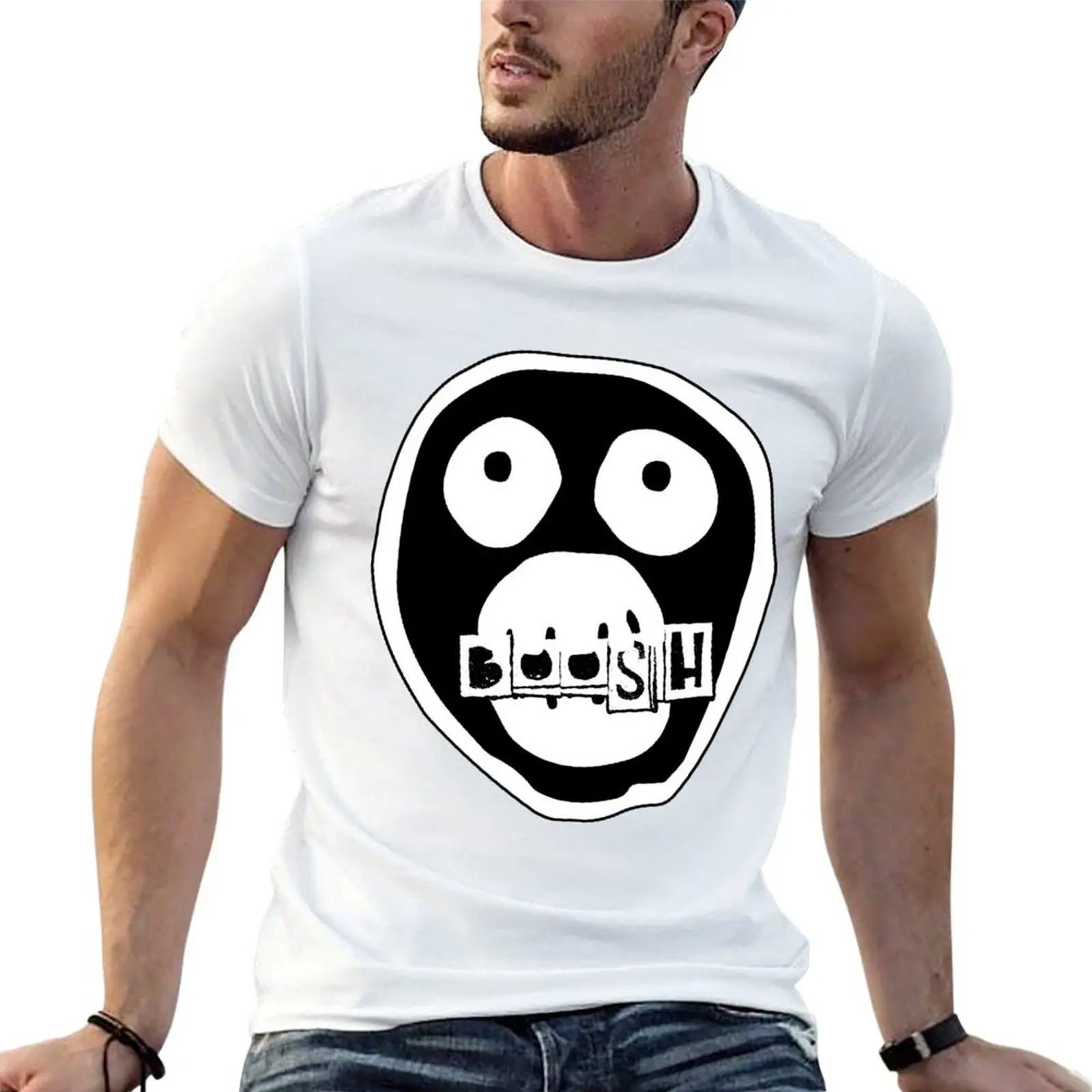 

boosh man howard vince moon crack fox hitcher peppermint uk comedy weird trippy T-Shirt anime t shirts oversize T-Shirt