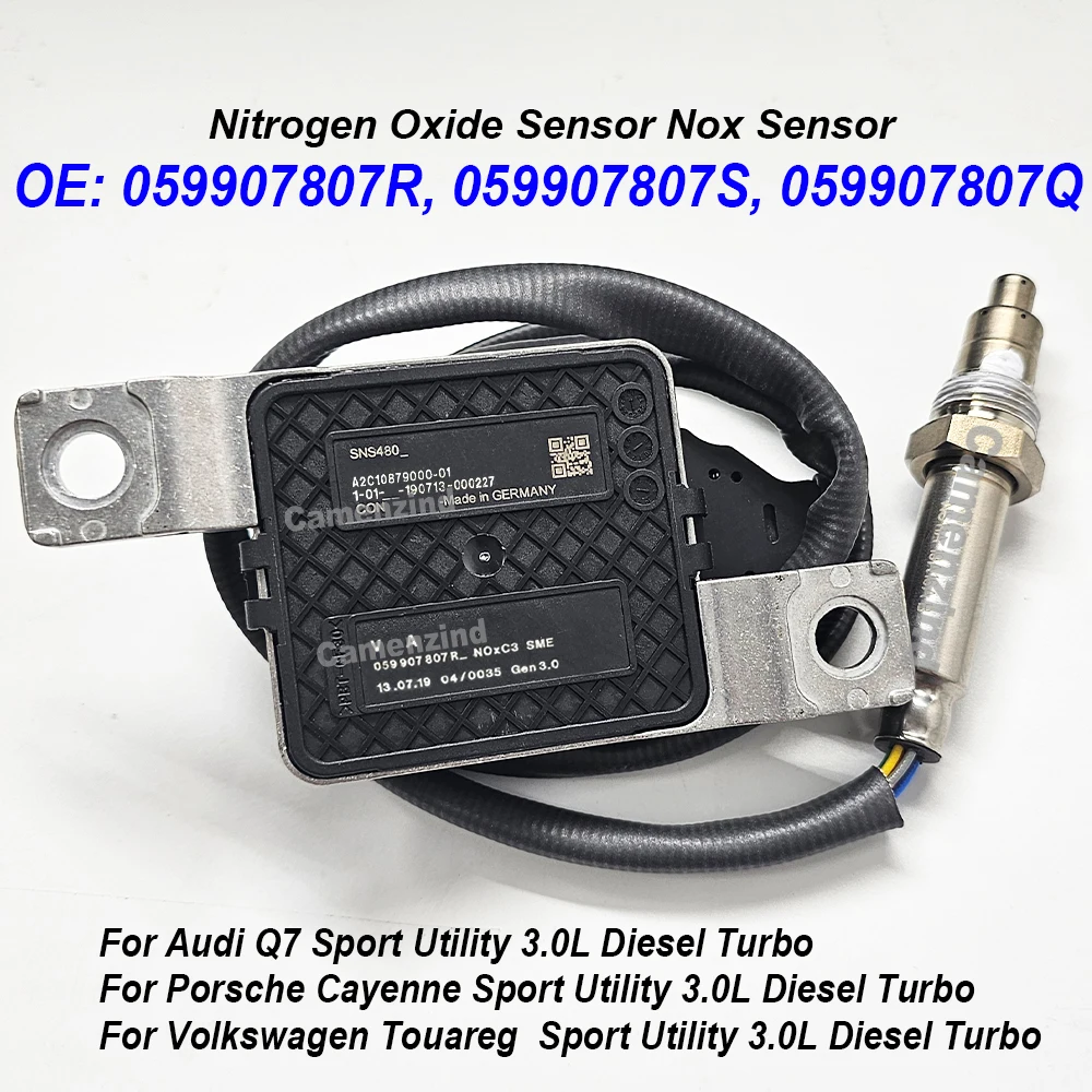 

059907807R 059907807Q 059907807S Nitrogen Oxide Sensor Nox Sensor 059907807B NEW For Audi Q7 Sport Utility 3.0L Diesel Turbo