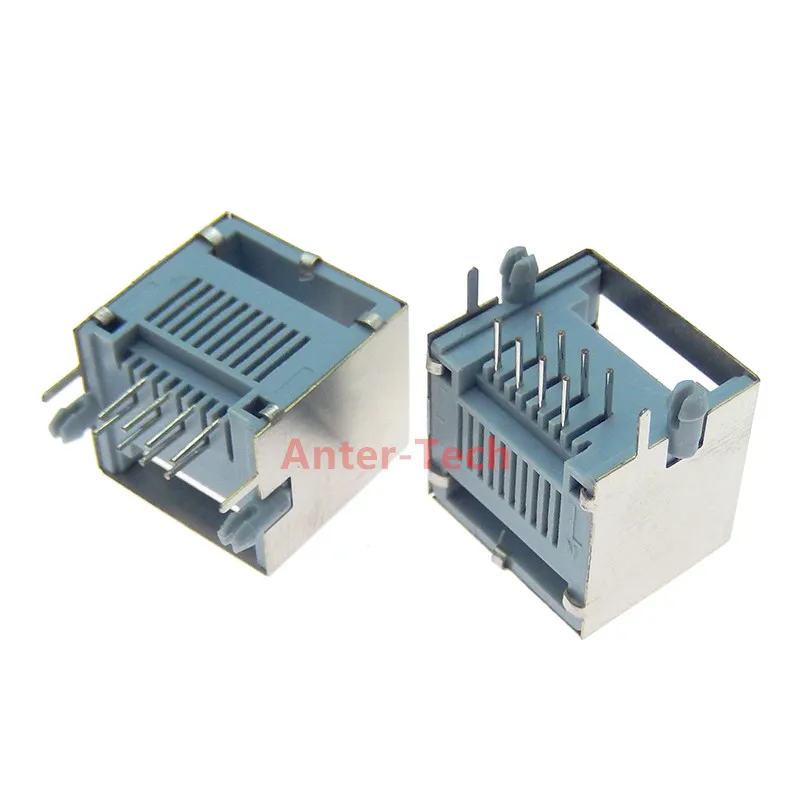 5PCS Network Interface RJ45 Socket No Lamp Female 8P8C Cable Socket
