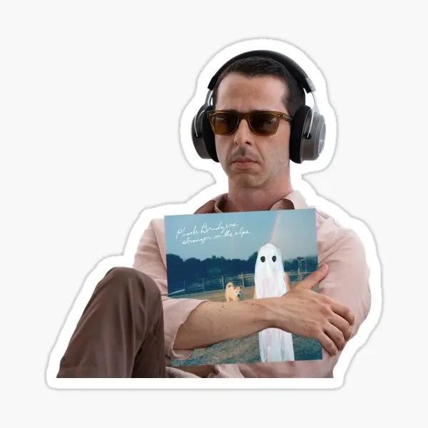 Kendall Roy Headphones Phoebe Bridgers S  5PCS Stickers for Decorations Art Laptop Home Wall Cartoon Anime Window Kid Luggage