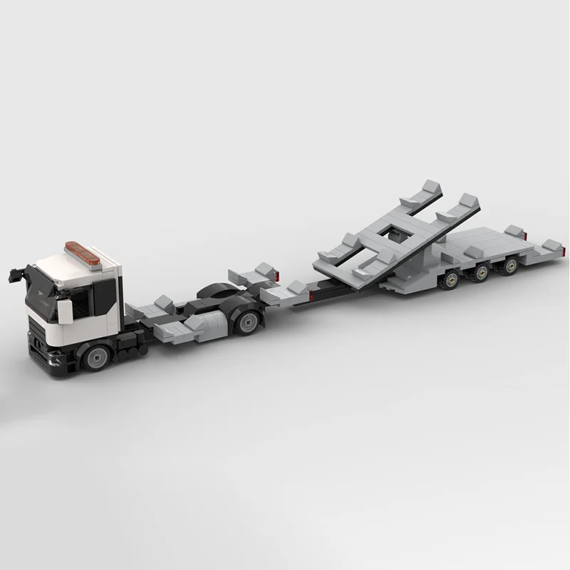 アーバンカーモデル Moc ビルディングブロックトラック輸送トラックモデルテクノロジーレンガアセンブリホリデー建設ギフトセットおもちゃ