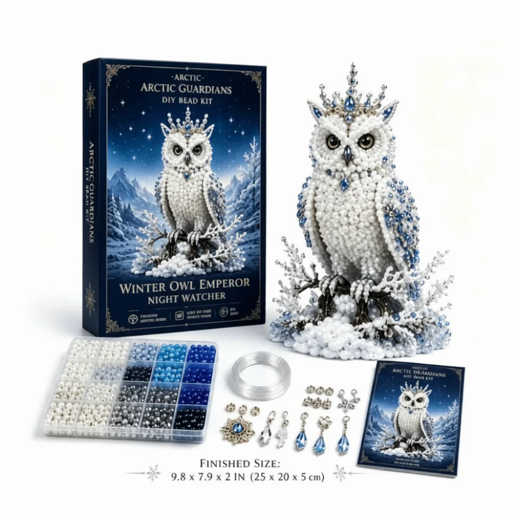 3D Design Beaded Animal Kit Creative Fun Handmade Material Bead Embroidery Set Beginner Friendly Bead Craftsmanship