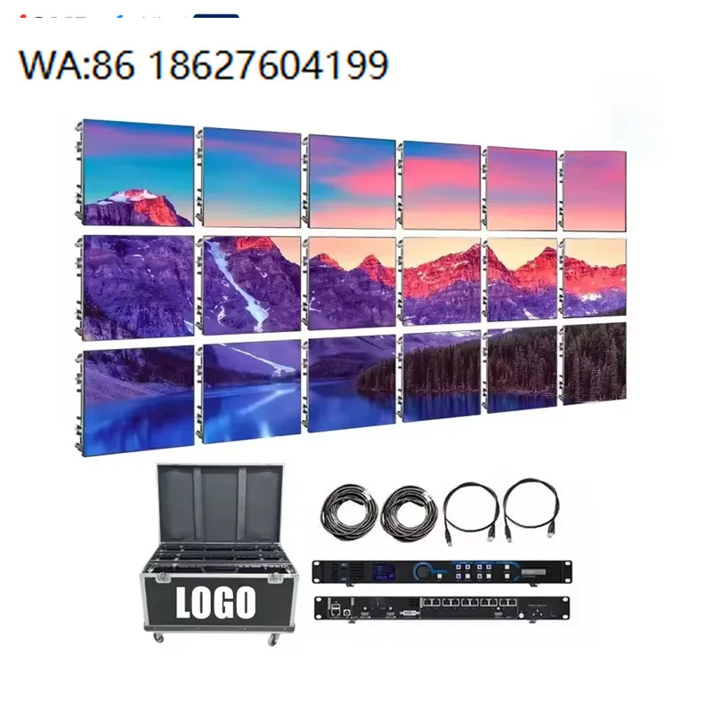 smd rgb full color LED module Outdoor P391 P481 P29 P2 P3 DJ Booth Stage Background Rental Led Video Wall Display Panel Portabl