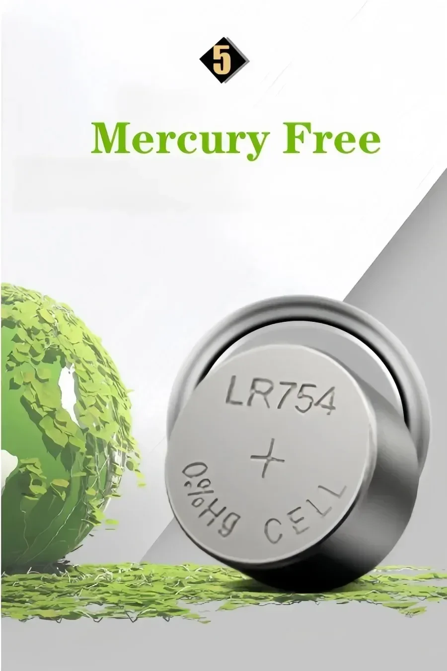 10-80PCS 1.55V AG5 LR754 Button Batteries SR754 193 393 Round Cell Coin Alkaline Battery L754 SR754SW LR48 For Watch Toys Clock