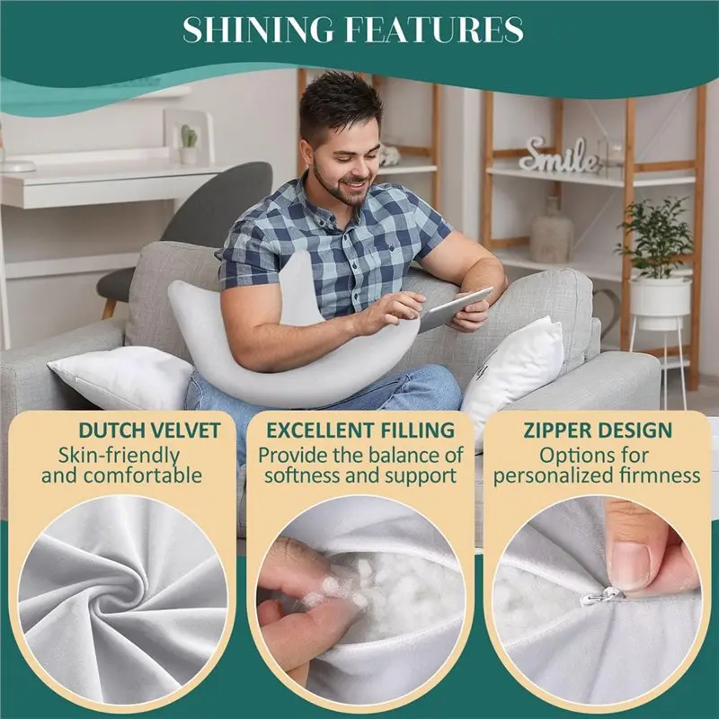 Y42A-For Shoulder Pain Relief Pillow-For Sitting Comfort Rotator Cuff Pillow For Shoulder Surgery Support