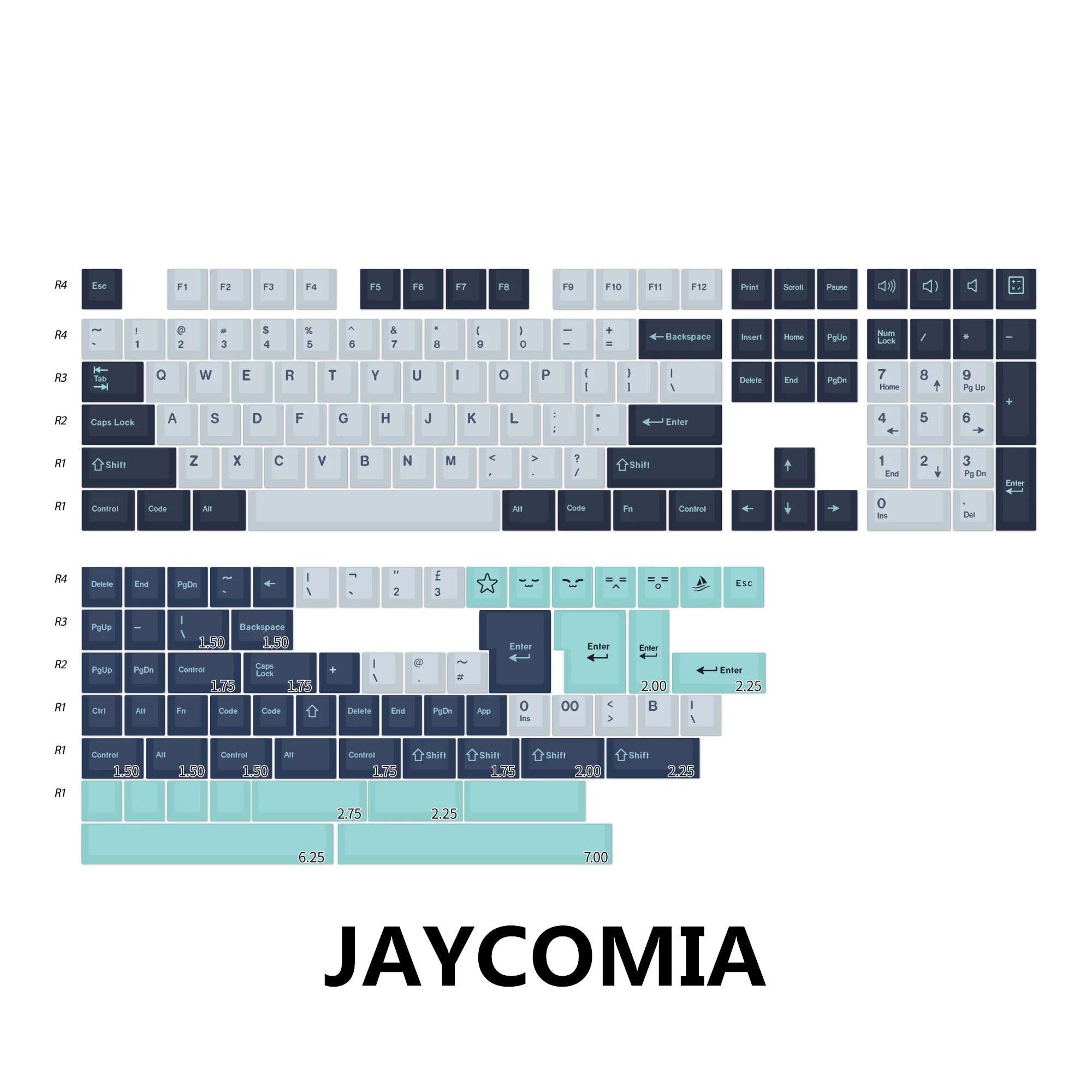 Imagem -04 - Gmk-perfil de Cereja Escuro Martelo Claro Tiro Duplo para Teclado Mecânico Interruptor mx Layout Iso Teclas Retroiluminadas Rgb