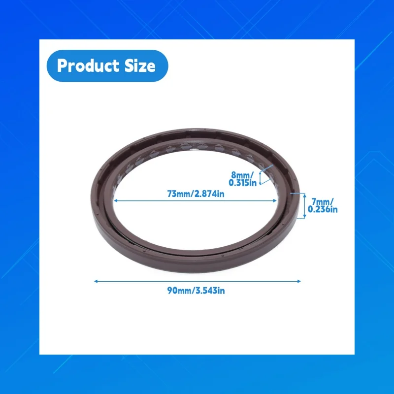 

73*90*7/8mm Fit for SAI Hydraulic motor oil seal,DMHUI High Quality FKM Pressure Type Oil Seal BAFSL1SF style,73x90x7/8mm