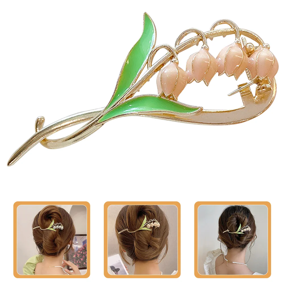 

Twist Chuck Hair Clip French Fake Bun Ponytail Grips Banana Flower Clamps Decorative Clips