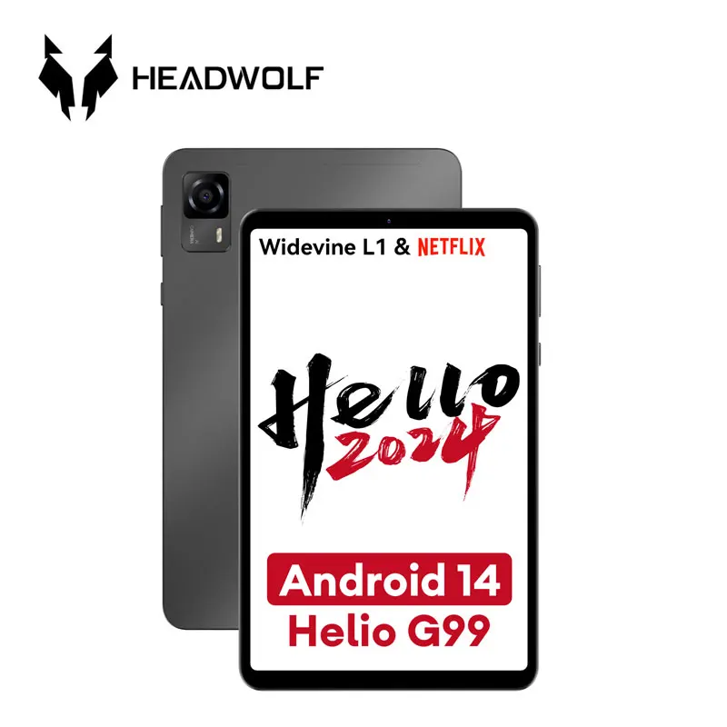 HEADWOLF FPad5/Pro Android 14 tablet 8.4 inch Max 16GB Ram 128GB/256GB UFS2.1 Octa-core G99 Tablet PC 5500 mAh WideVine L1