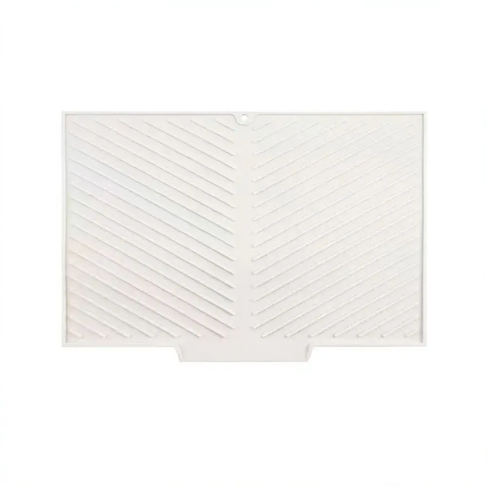 Modern Silicone Drying Mat Durable Kitchen Drainer Pad Heat Resistant Trivet For Tableware Cups And Fruit Holder