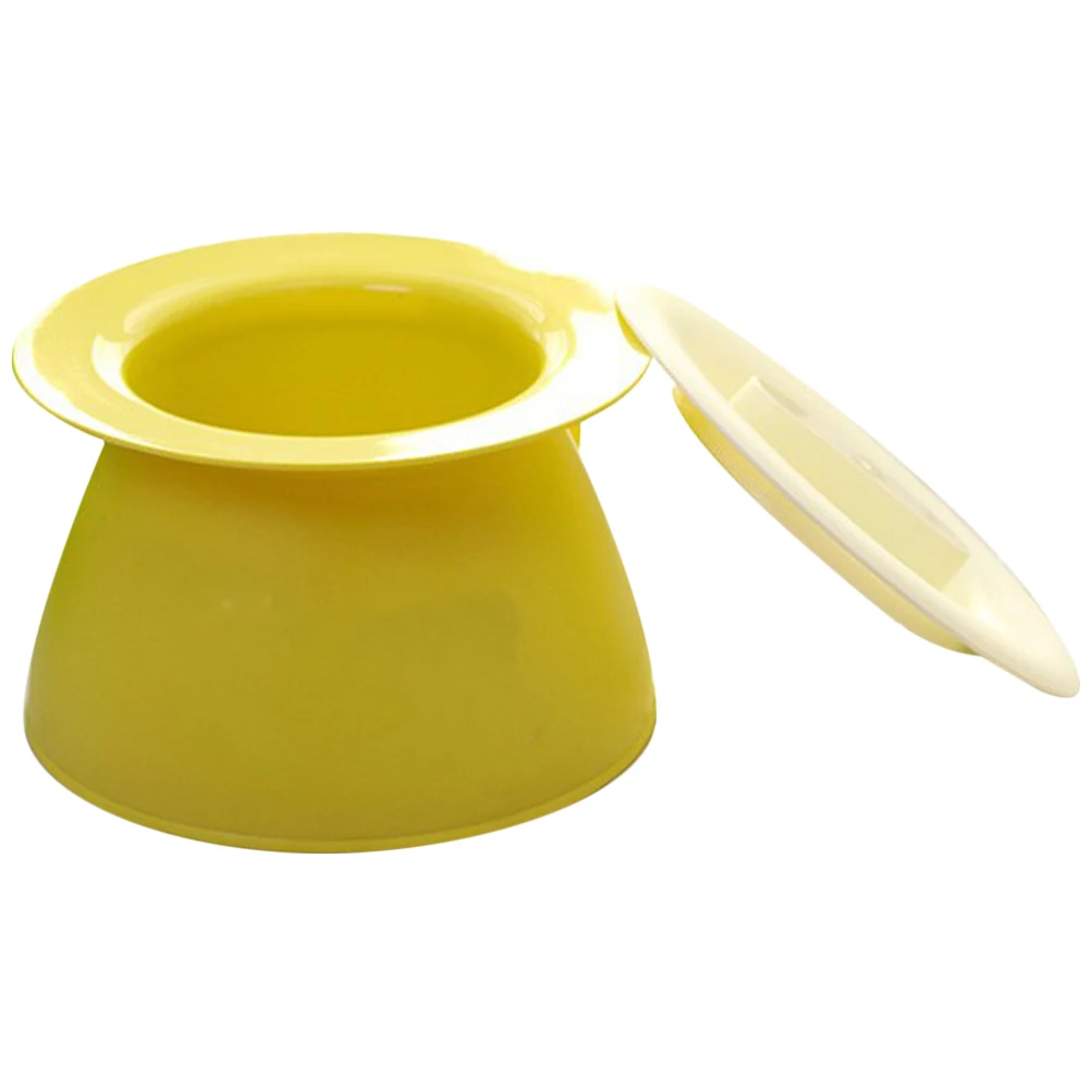 

Plastic Chamber Pot Portable Spittoon With Lid Odor Resistant Lightweight Durable Non Slip Household Bedpan For Home Use Unisex