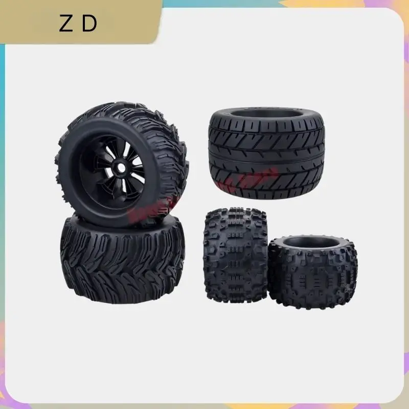 

ZD Racing 4PCS 1/8 Wheels Tires 170mm 165mm Tyre Weel 17mm Hex Hub Rubber Sponge for 1/8 RC Car Monster Truck Buggy ARRMA