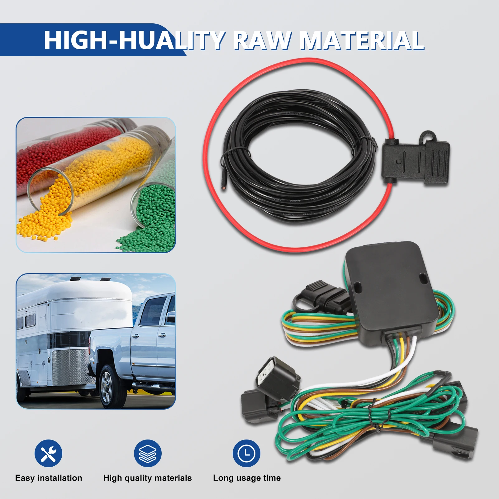 

56501 Vehicle-Side Custom 4-Pin Trailer Wiring Harness, Fits Select Kia Telluride