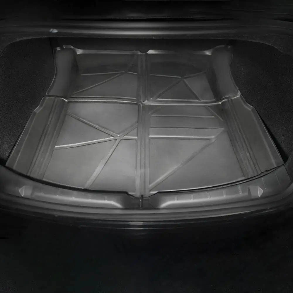 

For Tesla Model 3 Floor Mat 2023-2025 6 Piece Set TPE Waterproof Foot Pads All Weather Protection Frunk Trunk Mats EV Accessory