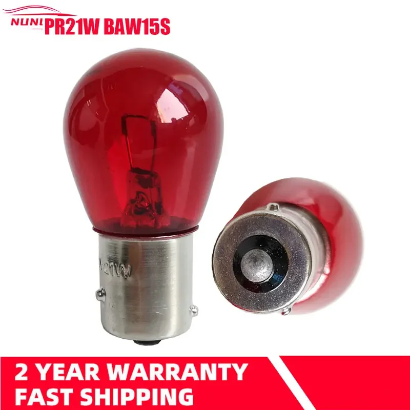 2PCS  BAW15D BAW15S Red Brake Stop Car Rear Tail Light Bulb 567 12V PR21/5W 21W Turn Signals Warning Lights For GM/Ford/SAAB