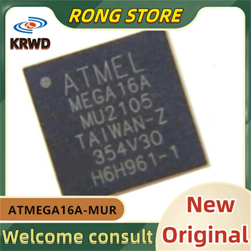 5pcs ATMEGA16A-MU ATMEGA16A-MUR  VQFN64  New and Original