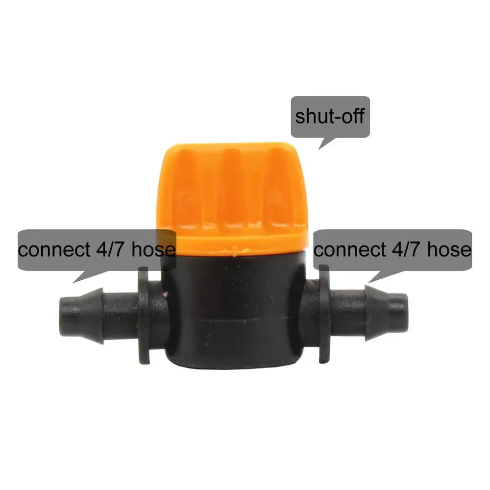 1/3PCS Water Regulating Valve Gas Volume Regulating Plastic Regulating Valve Hose Water Valve Durable Switch 4mm