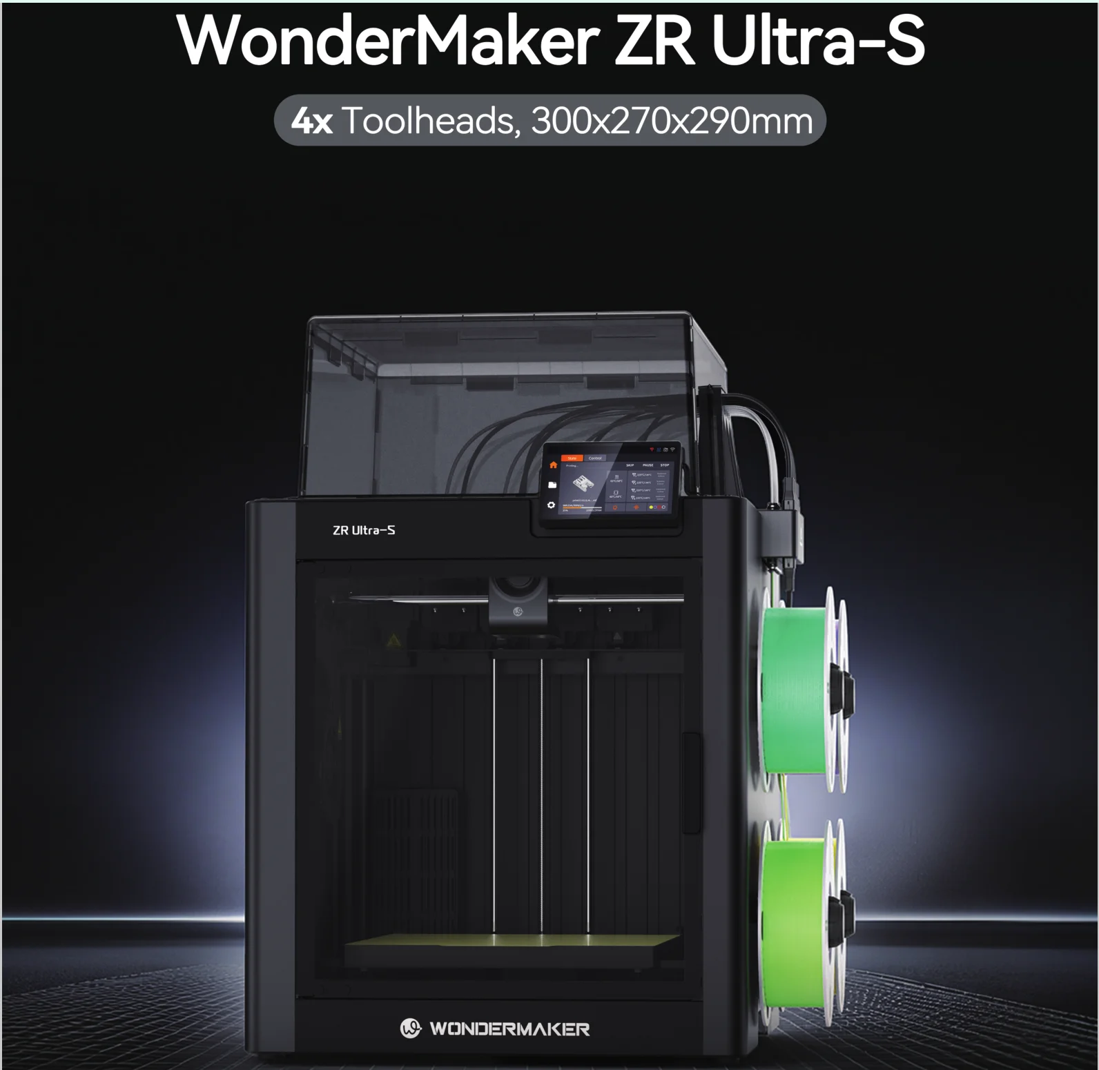 ultra S New 3D Printer Open Source Multi-color Printing USB/WiFi DLP Technology PLA 1 Year Warranty