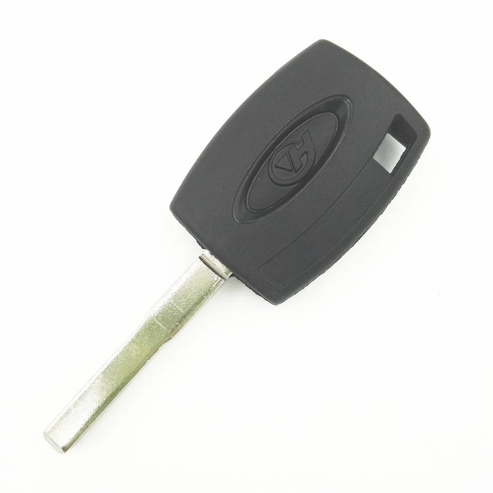 Uncut No Button Transponder Car Key Blank for Ford Focus Edge Explorer Replacement  HU101 Blade Shell Cover Case