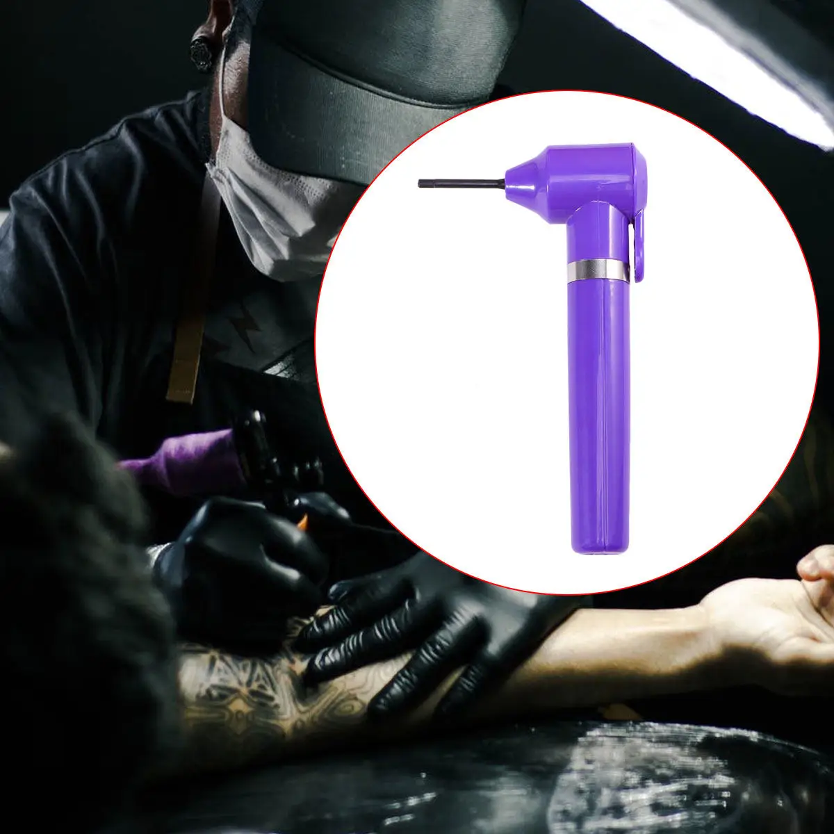 

Электрический миксер для тату-чернил, бесшумный, для равномерного смешивания пигментов, аксессуар для боди-арта, профессиональный инструмент для пигментов