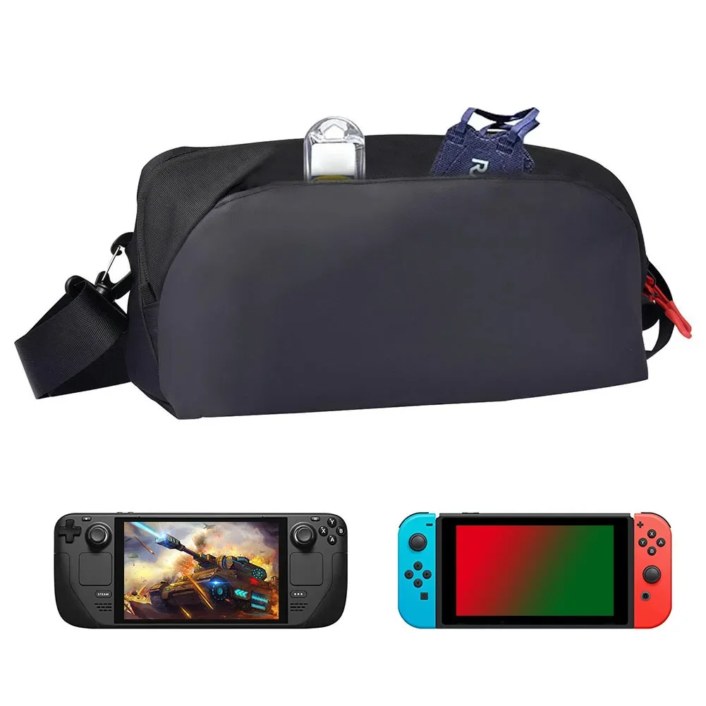 New Game Console Storage Bag 900D Oxford Cloth Protective Cover Bag Double Zipper Large-capacity Scratchproof for Steam Deck