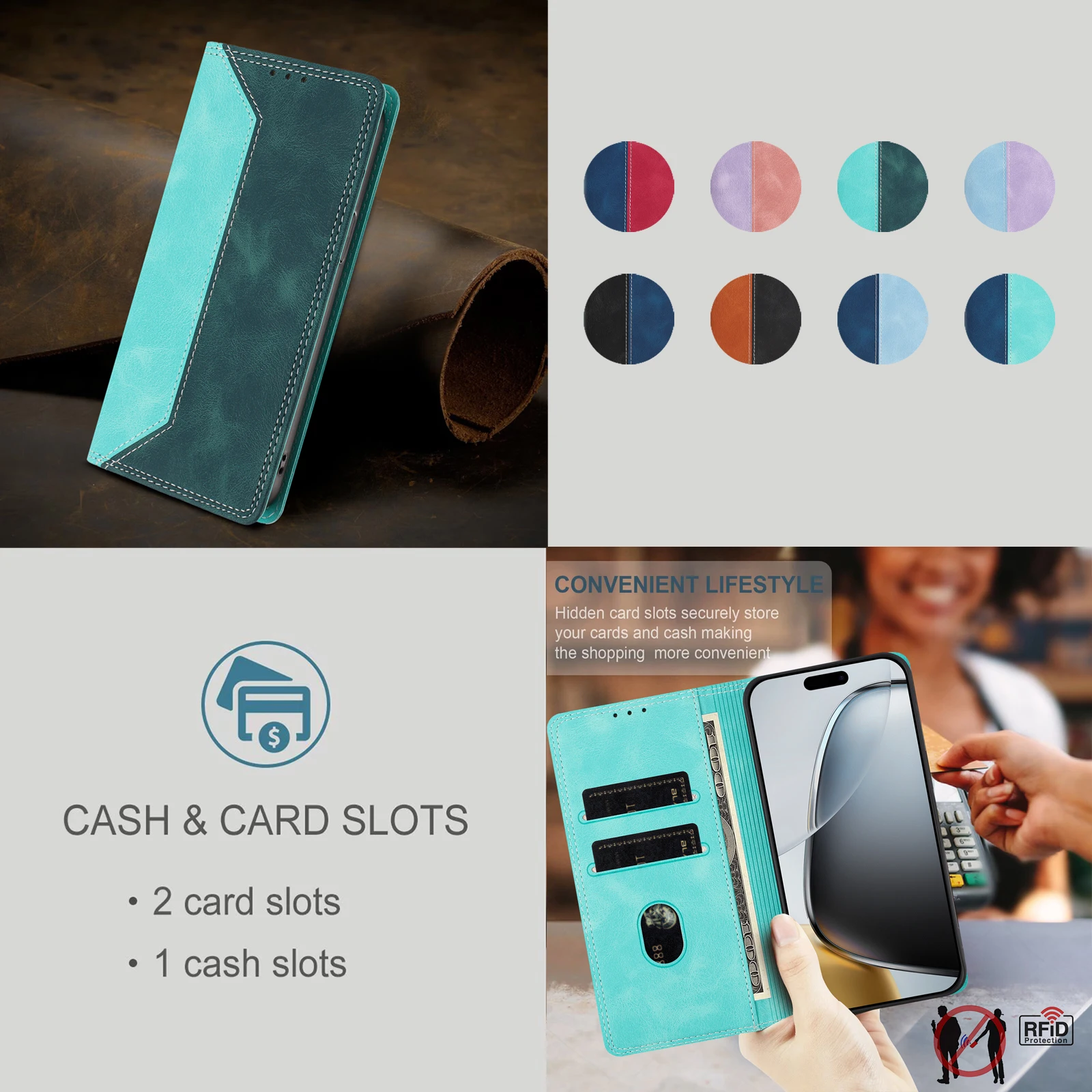 حافظة محفظة جلدية مغناطيسية لهاتف موتورولا موتو إيدج 5G UW 2022 30 40 50 60 70 Neo X30 Pro 2025 G Play 2026 Ultra Fusion Cover #4